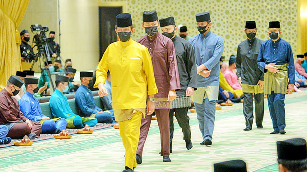Comenzaron los rituales de la boda de la princesa Fadzilah, hija del sultán de Brunei