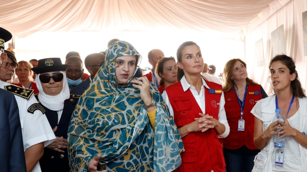 La reina de España inició en África su séptimo viaje humanitario centrado en salud y alimentación