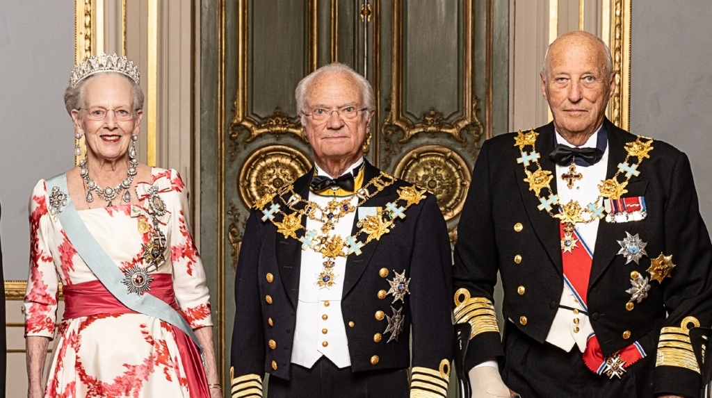 Retratos de familia: los primos reales de Escandinavia, reunidos en el jubileo de oro de Suecia