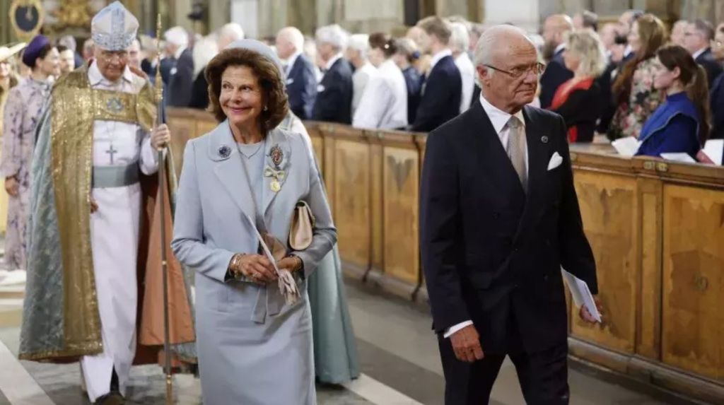 La reina Silvia y el rey Carlos Gustavo de Suecia