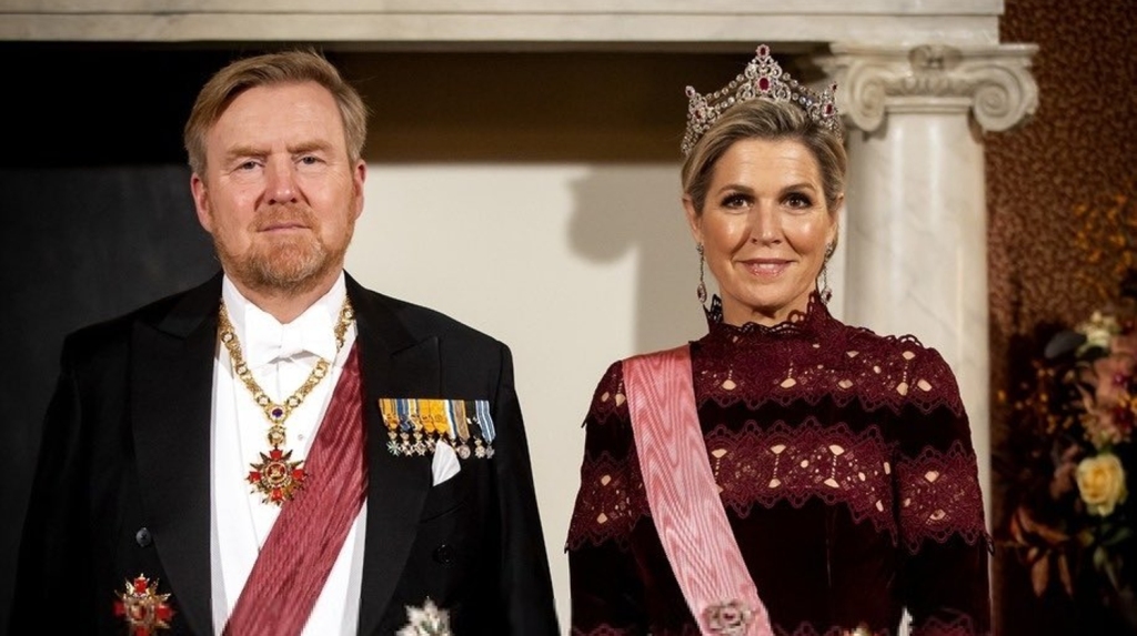 Máxima de Holanda deslumbró con la tiara de rubíes de la reina Emma, con 135 años de historia