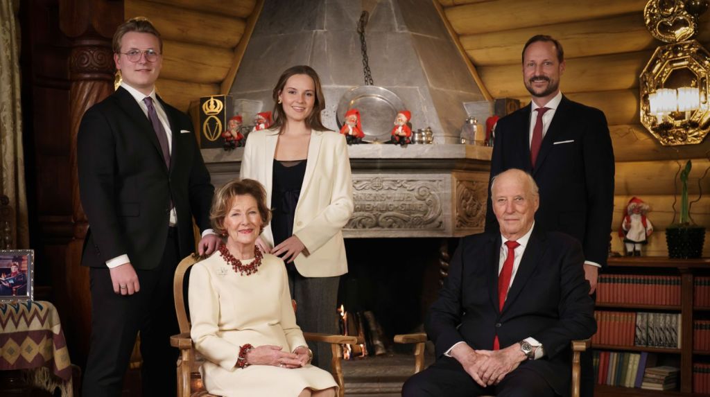 El retrato navideño de la familia real de Noruega, con una preocupante ausencia