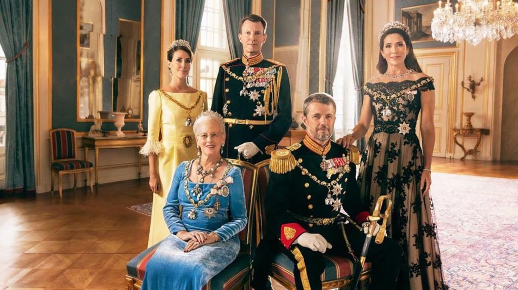 El linaje de Margarita II, la última monarca de Dinamarca de la dinastía Glucksborg