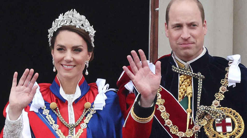Guillermo, príncipe de Gales, y su esposa Catalina en mayo de 2023, tras la coronación del rey Carlos III.